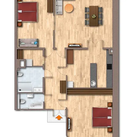 Koenigin Der Hanse - Im Herzen Der Altstadt, 3 Zimmer, Wifi Apartment Lübeck